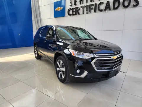 Chevrolet Traverse LT 7 Pasajeros usado (2021) color Negro financiado en mensualidades(enganche $181,860 mensualidades desde $14,739)