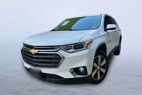 Chevrolet Traverse LT 7 Pasajeros usado (2020) color Blanco financiado en mensualidades(enganche $186,750 mensualidades desde $18,070)