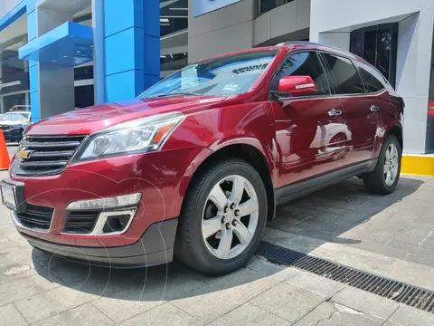 Chevrolet Traverse LT Piel usado (2017) color Rojo Tinto financiado en mensualidades(enganche $227,655 mensualidades desde $10,861)