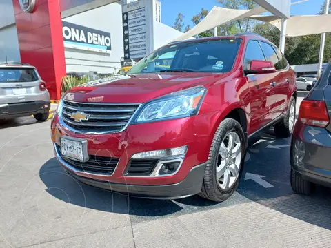 Chevrolet Traverse LT Piel usado (2017) color Rojo Tinto financiado en mensualidades(enganche $91,289 mensualidades desde $12,517)