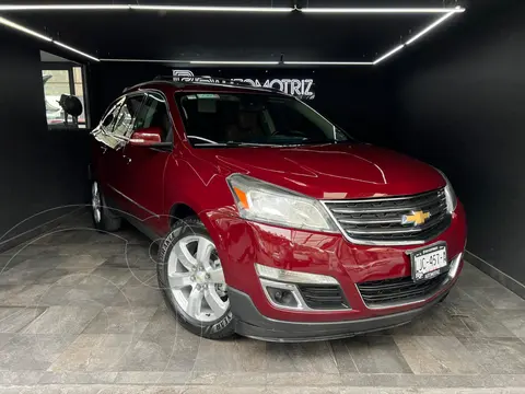 Chevrolet Traverse LT Piel usado (2016) color Rojo Tinto financiado en mensualidades(enganche $53,800 mensualidades desde $7,300)