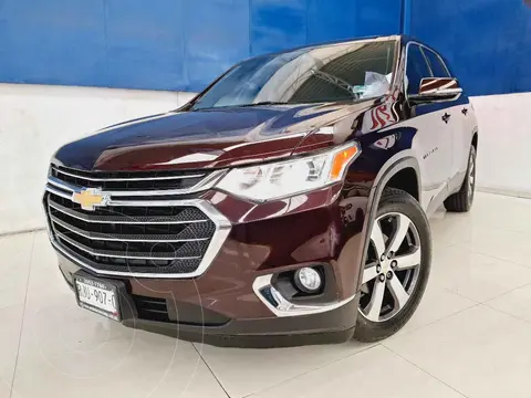 Chevrolet Traverse LT 7 Pasajeros usado (2018) color Violeta financiado en mensualidades(enganche $129,438 mensualidades desde $10,660)