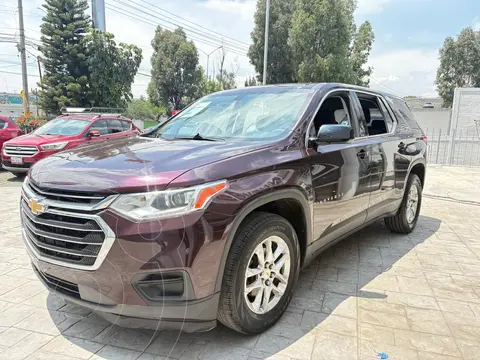 Chevrolet Traverse LS usado (2018) color Rojo Tinto precio $380,000