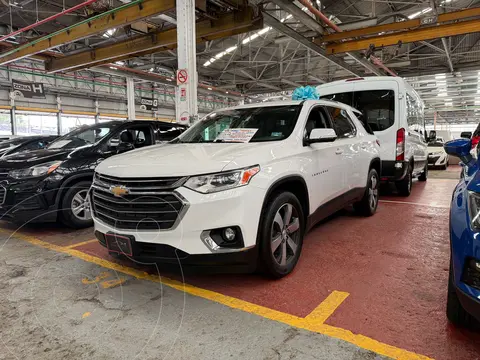 Chevrolet Traverse LT Piel usado (2018) color Blanco Diamante financiado en mensualidades(enganche $94,800 mensualidades desde $8,500)