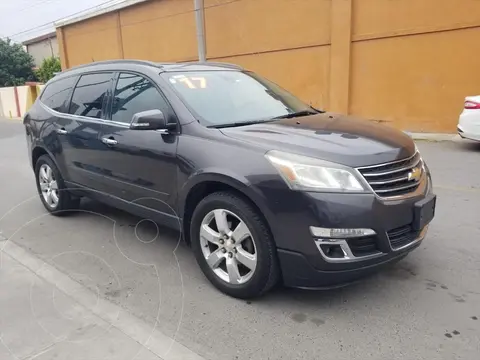 Chevrolet Traverse LT Piel usado (2017) color Negro financiado en mensualidades(enganche $48,000 mensualidades desde $5,335)