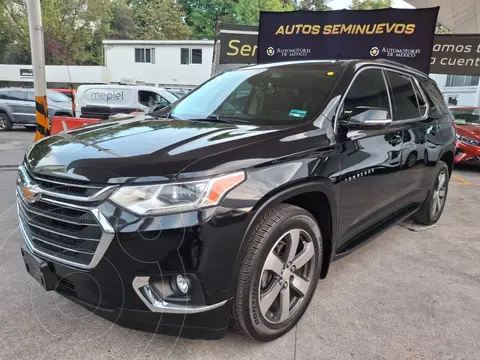 Chevrolet Traverse LT 7 Pasajeros usado (2020) color Negro Grafito financiado en mensualidades(enganche $84,000 mensualidades desde $11,797)