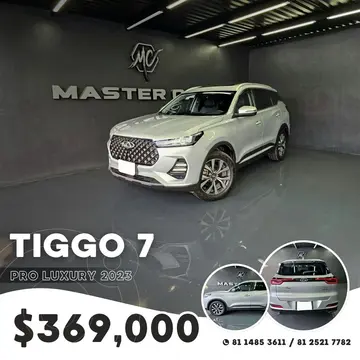 Chirey Tiggo 7 Pro Luxury usado (2023) color plateado precio $369,000