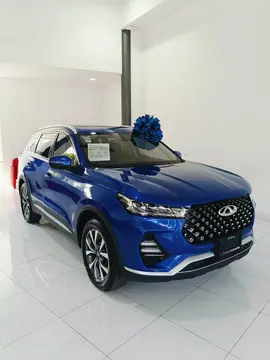 Chirey Tiggo 7 Pro Luxury usado (2023) color Azul financiado en mensualidades(enganche $50,000 mensualidades desde $9,608)