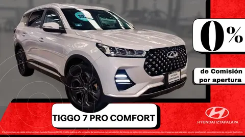 Chirey Tiggo 7 Pro Comfort usado (2023) color plateado precio $299,000