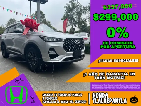 Chirey Tiggo 7 Pro Comfort usado (2023) color plateado financiado en mensualidades(enganche $124,982 mensualidades desde $5,259)