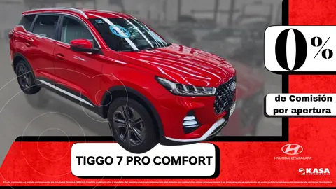 Chirey Tiggo 7 Pro Comfort usado (2023) color Rojo precio $306,000