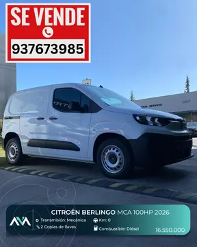 OfertaCitroen Berlingo MCA M Diesel nuevo color Blanco precio $16.550.000