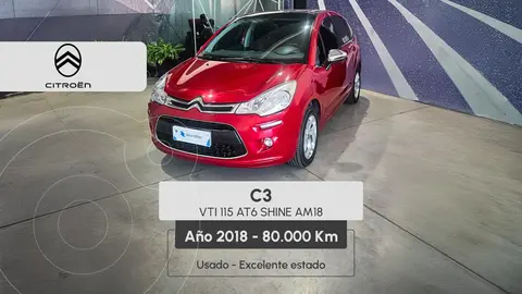 Citroen C3 C 3 1.6 VTI SHINE usado (2018) color Bordo precio $17.900.000