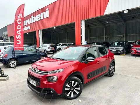 Citroen C3 1.6L BlueHDi 100 Live usado (2018) color Rojo Rubi financiado en cuotas(pie $1.950.000)