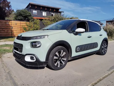 Citroen C3 1.2L PureTech 82 Feel usado (2019) color Verde precio $7.780.000