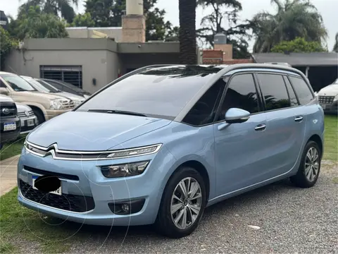 Citroen C4 Grand Picasso 1.6 Shine Aut usado (2016) color Celeste precio u$s16.400