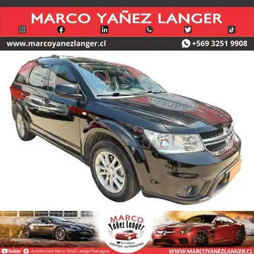 Dodge Journey SE 2.4L 3Corridas usado (2015) color Negro precio $9.990.000