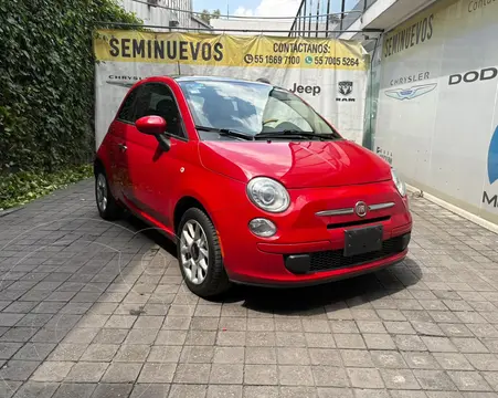 Fiat 500 Easy Aut usado (2016) color Rojo precio $196,000