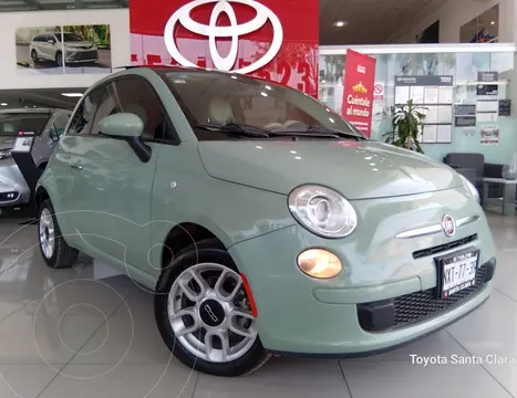 Fiat 500 Trendy usado (2015) color verde claro precio $160,000