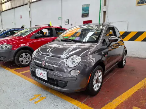 Fiat 500 Easy usado (2016) color Gris financiado en mensualidades(enganche $43,500 mensualidades desde $3,900)