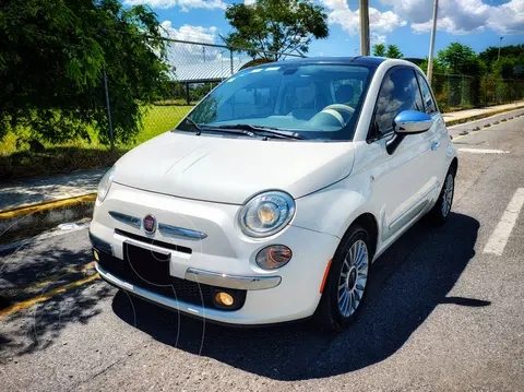 Fiat 500 Lounge Aut usado (2016) color Blanco Perla precio $210,000