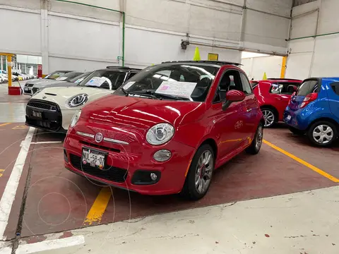 Fiat 500 Sport usado (2015) color Rojo financiado en mensualidades(enganche $57,000 mensualidades desde $4,750)