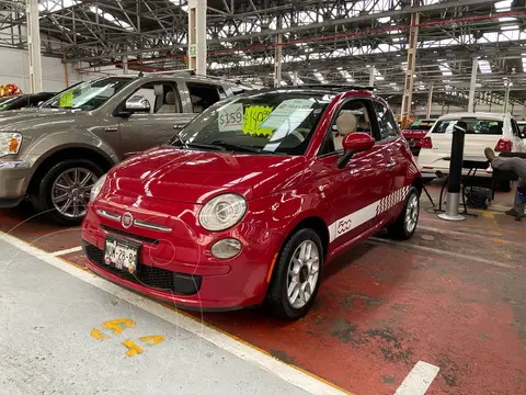 Fiat 500 Pop usado (2015) color Rojo financiado en mensualidades(enganche $37,500 mensualidades desde $4,000)