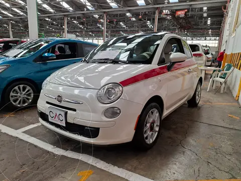Fiat 500 Easy Aut usado (2015) color Blanco Perla financiado en mensualidades(enganche $37,400 mensualidades desde $3,400)
