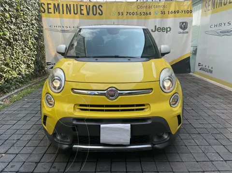 Fiat 500L Trekking Plus usado (2016) color Marron financiado en mensualidades(enganche $27,900)