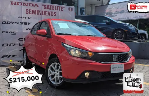 Fiat Argo Drive Plus usado (2023) color Rojo financiado en mensualidades(enganche $91,200 mensualidades desde $4,010)