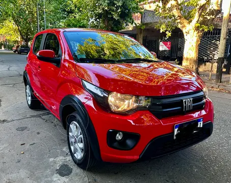FIAT Mobi Like usado (2021) color Rojo Alpine precio $17.000.000