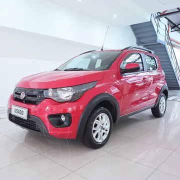 FIAT Mobi Way usado (2017) color Rojo Alpine precio $14.000.000