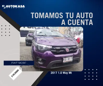 foto Fiat Mobi Way usado (2017) color Violeta precio $171,000