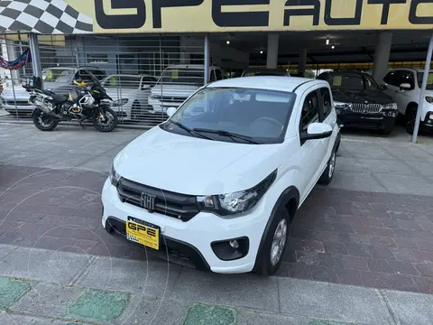 Fiat Mobi Like usado (2023) color Blanco Bianchisa financiado en mensualidades(enganche $43,000 mensualidades desde $4,866)