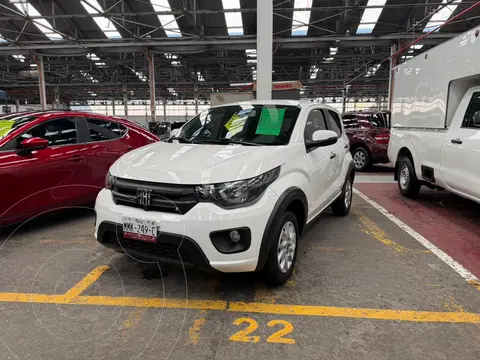 Fiat Mobi Like usado (2021) color Blanco Bianchisa financiado en mensualidades(enganche $44,500 mensualidades desde $4,000)