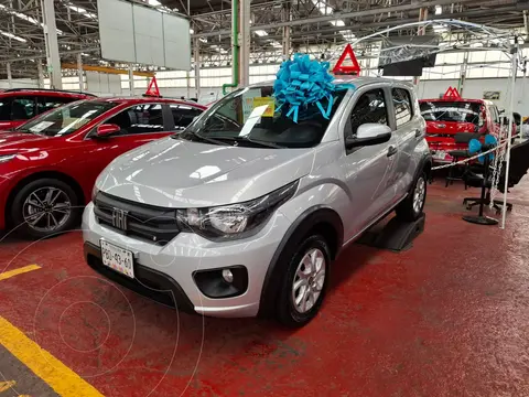 Fiat Mobi Like usado (2021) color Plata Bari financiado en mensualidades(enganche $46,700 mensualidades desde $4,200)