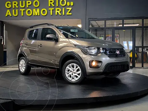 Fiat Mobi Way usado (2019) color Gris Oscuro precio $159,000