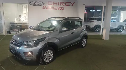 Fiat Mobi Way usado (2018) color Gris Scandium precio $199,000