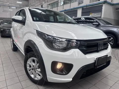 Fiat Mobi Like usado (2024) color Blanco financiado en mensualidades(enganche $89,828 mensualidades desde $3,859)
