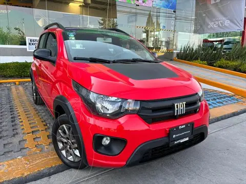 Fiat Mobi Trekking usado (2021) color Rojo financiado en mensualidades(enganche $69,300 mensualidades desde $3,164)