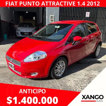 FIAT Punto PUNTO 1.4 ATTRACTIVE usado (2012) color Rojo precio $2.550.000