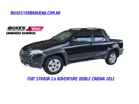 FIAT Strada Adventure 1.6 Cabina Doble usado (2012) color Verde Savage precio $11.800.000