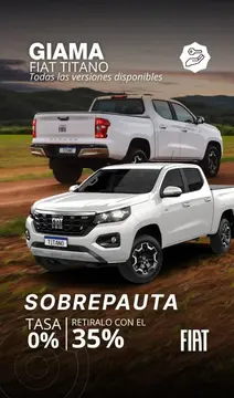 FIAT Titano Ranch 4x4 Aut nuevo color Plata Bari financiado en cuotas(anticipo $17.115.000 cuotas desde $659.000)