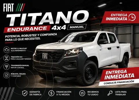 OfertaFIAT Titano Endurance 4x4 nuevo color Blanco Banchisa precio $45.000.000