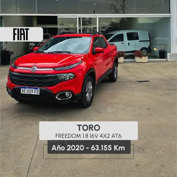 FIAT Toro TORO 1.8MPI FREEDOM  4X2 AT   L/19 usado (2020) color Rojo precio $25.500.000