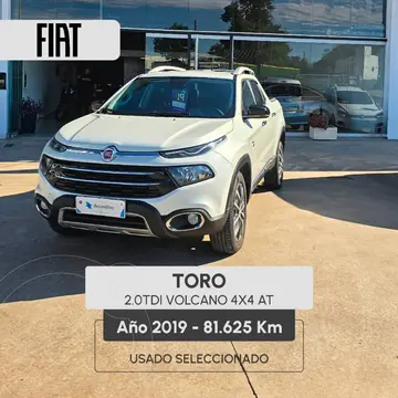FIAT Toro TORO 2.0TDI VOLCANO  4X4 AT usado (2019) color Blanco precio $27.500.000