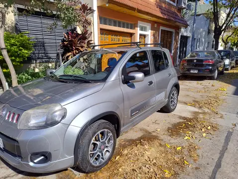 FIAT Uno 5P 1.4 Fire Evo Sporting usado (2013) color Gris precio $9.900.000