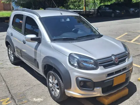 Fiat Uno 1.4L Way usado (2019) color Plata Bari precio $37.000.000