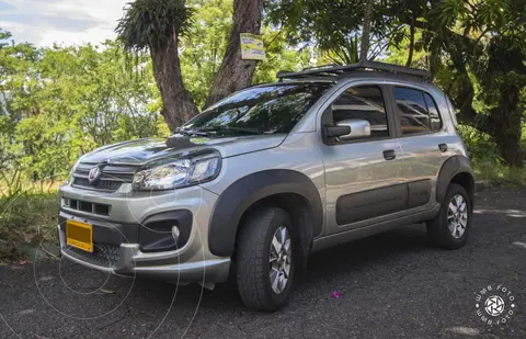 Fiat Uno 1.4L Way usado (2019) color Gris Scandium precio $38.500.000