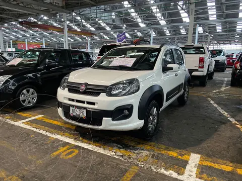 Fiat Uno Way usado (2018) color Blanco financiado en mensualidades(enganche $52,500 mensualidades desde $4,500)